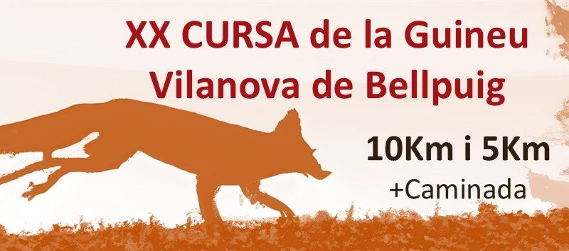 13/06/2026 – Cursa	Vva. de Bellpuig : Cursa de la guineu